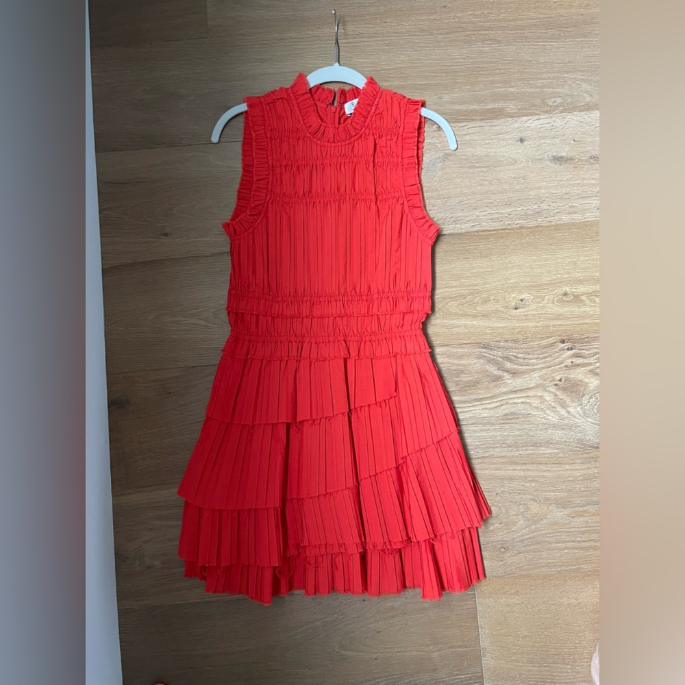 Sea Red Sleeveless Dress